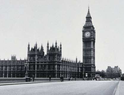 The Houses of Parliament, viewed from Lambeth Bridge, c1900s. Creator: Unknown.