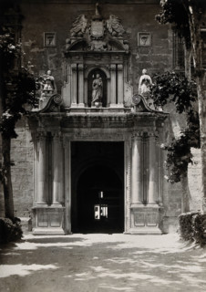 Lunatic asylum (once a convent), Granada: gateway, c1900. Creator: Unknown.