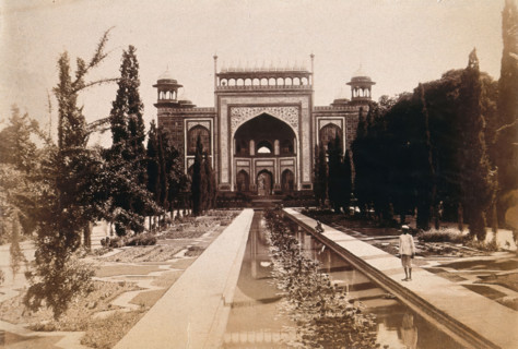 The Taj Mahal, Agra, India: entrance gate, c1900. Creator: Unknown.