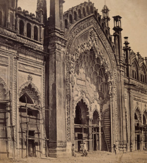 Lucknow, India: gateway of the Jumna Musjid, c1858. Creator: Felice Beato.