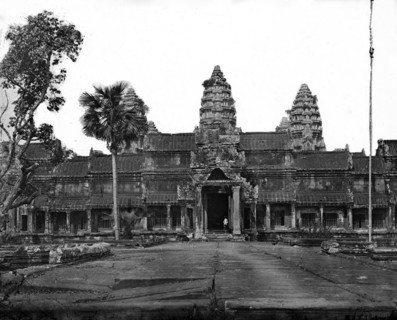 Nakhon Thom (Angkor Wat), Cambodia, 1866. Creator: John Thomson.