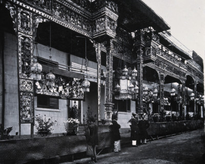 Lyndhurst Terrace, Hong Kong, 1981 (from a negative of 1869). Creator: John Thomson.