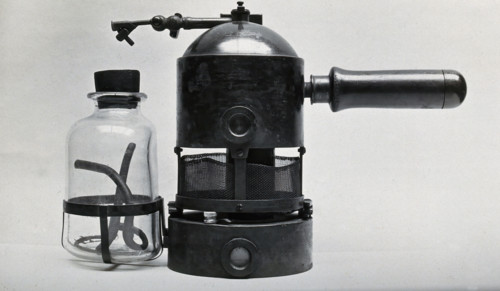 Steam spray used by Joseph Lister, c1880s. Creator: Unknown.