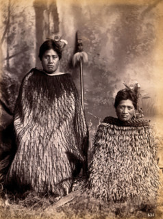 New Zealand: two Maori women, c1880s. Creator: Unknown.