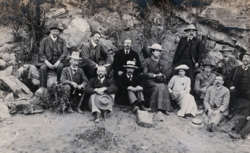South Africa: members of an English geological party, 1905. Creator: Tempest Anderson.