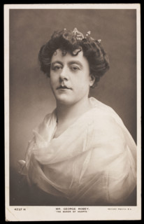 George Robey in drag as the Queen of Hearts, between 1905 and 1907. Creator: Unknown.