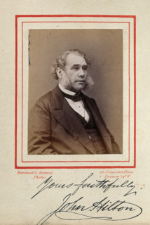 John Hilton, 1873. Creator: Barraud & Jerrard.