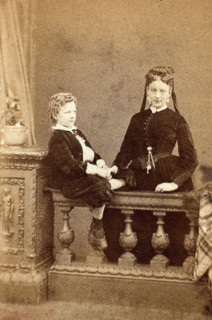 Mrs Farrell & son, c1880s. Creator: Unknown.