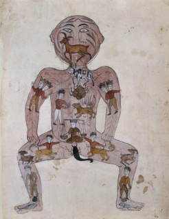 The zodiac man, (between 1800 and 1899?). Creator: Unknown.