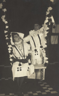 Two British soldiers performing as clowns for "The Timbertown Follies...(between 1910 and 1919?). Creator: Unknown.