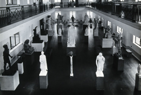 The Wellcome Research Institution building, Euston Road, London: the Hall of Statuary of the... Creator: Unknown.