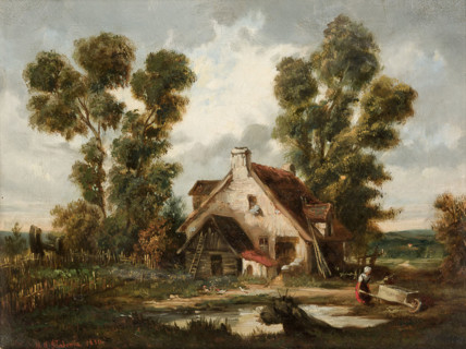 Landscape, 1850. Creator: Napoleon Illakowicz.