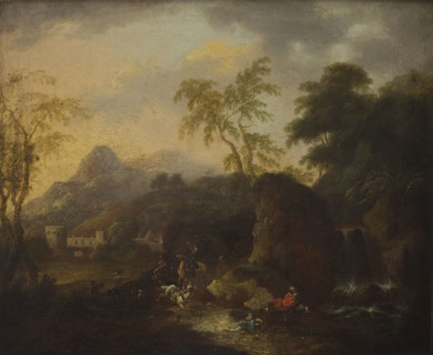 Landscape, 2nd half of 17th century. Creator: Follower of Federico Moucheron.