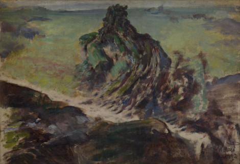 Petrified Druid, 1892. Creator: Leon Wyczolkowski.