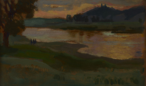 Bielany at Dusk, 1905. Creator: Jan Stanislawski.