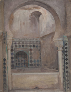 Granada (Alhambra), 1899. Creator: Jan Ciaglinski.