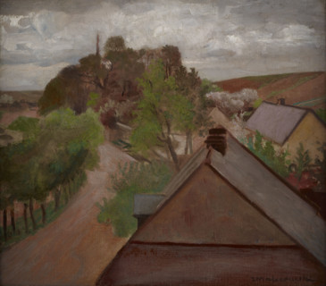 Country Landscape with a Road, between 1917-1921. Creator: Jacek Malczewski.