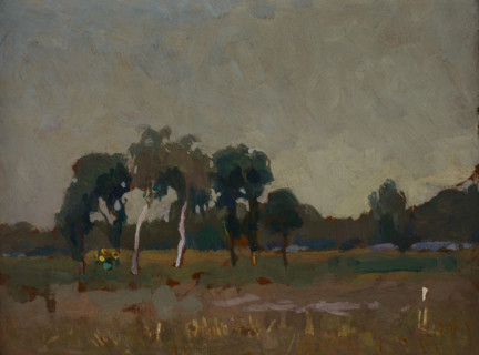 Trees on the Meadow, 1905. Creator: Jan Stanislawski.
