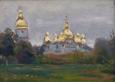 St Michael's Monastery in Kyiv, 1903. Creator: Jan Stanislawski.