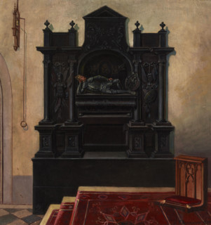 Tombstone of Leszek the Black in the Dominican Church in Krakow, 1898. Creator: Stanislaw Bryniarski.