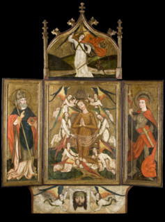Altar Retable from the Church in Moszczenica Nizna near Stary Sacz, c1480. Creator: Unknown.