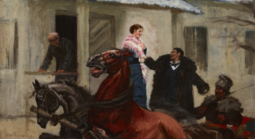 In Front of the Porch, between 1885-1890. Creator: Stanislaw Witkiewicz.