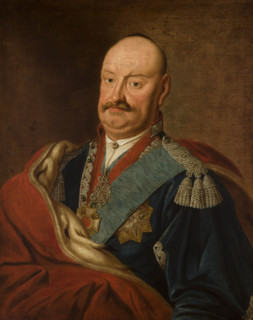 Portrait of Karol Stanislaw Radziwill "Panie Kochanku" (1734-1790), Voivode of Vilnius, 1786. Creator: Konstanty Aleksandrowicz.