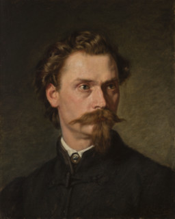 Portrait of Józef Jaroszynski, c1860. Creator: Leopold Loeffler.