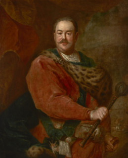 Portrait of Jan Klemens Branicki (1689-1771), Grand Hetman of the Crown, c1750. Creator: Augustyn Mirys.