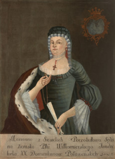 Portrait of Marianna Poczobutt née Siesicka (d. 1674), 4th quarter of 18th century. Creator: Unknown.