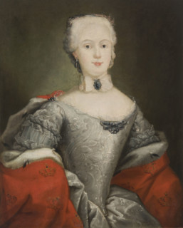 Portrait of an Unknown Woman (Queen Maria Josepha, Wife of Augustus III?), 2nd quarter of 18th cent. Creator: Unknown.