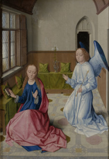 Annunciation, c1480. Creator: Follower of Dierick Bouts.