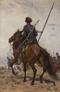 A Cossack, 1882. Creator: Jozef Chelmonski.