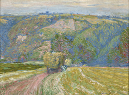 Cart with Hay, 1890. Creator: Jozef Pankiewicz.