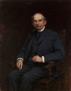Portrait of Florian Ziemialkowski, 1897. Creator: Zygmunt Ajdukiewicz.