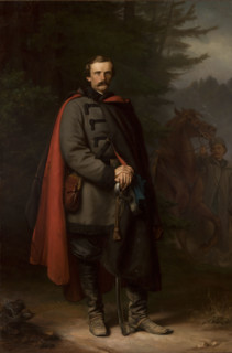 Portrait of Ludwik Mycielski, 1865. Creator: Jozef Simmler.