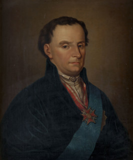 Portrait of a Nobleman, 1855. Creator: Stanislaw Bartus.