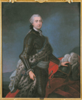 Portrait of Stanislaus Augustus Poniatowski (1732-1798), 2nd half of 18th century. Creator: Ubaldo Buonvicino.