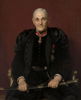 Portrait of Dawid Abrahamowicz, 1914. Creator: Kazimierz Pochwalski.