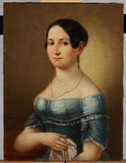 Portrait of Sabina Kreutzer, between 1835-1840. Creator: Unknown.