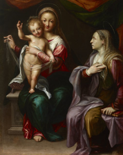 The Virgin and Child with Saint Anne, 16th century. Creator: Unknown.