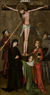 So-Called Great Crucifixion from the Parish Church of St Ursula in Korzenna, between 1425-1475. Creator: Unknown.