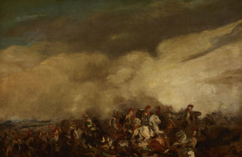 Battle, c1835. Creator: Piotr Michalowski.