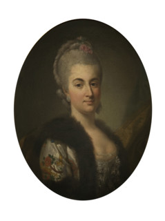 Portrait of Konstancja Poniatowska née Czartoryska, c1768. Creator: Per Krafft the Elder.