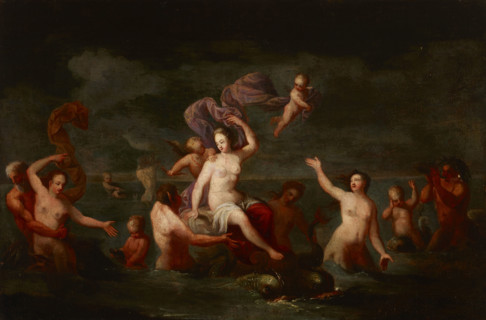 Amphitrite, Late 17th-early 18th century. Creators: Unknown, Follower of Filippo Lauri.