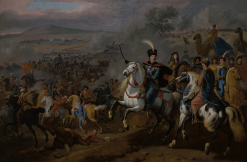 John III Sobieski at Vienna in 1683, 1st half of 18th century. Creator: Unknown.