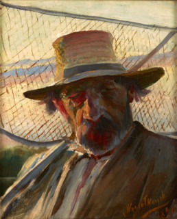 Fisherman with a Net, 1891. Creator: Leon Wyczolkowski.