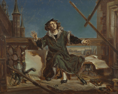 Nicolaus Copernicus. Sketch to the Painting "Astronomer Copernicus, or Conversation with God", 1871. Creator: Jan Matejko.