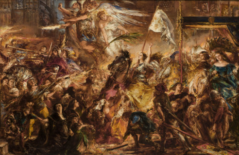 Maid of Orleans, 1883. Creator: Jan Matejko.