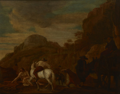Watering Horses, 17th-18th centuries. Creator: Unknown.